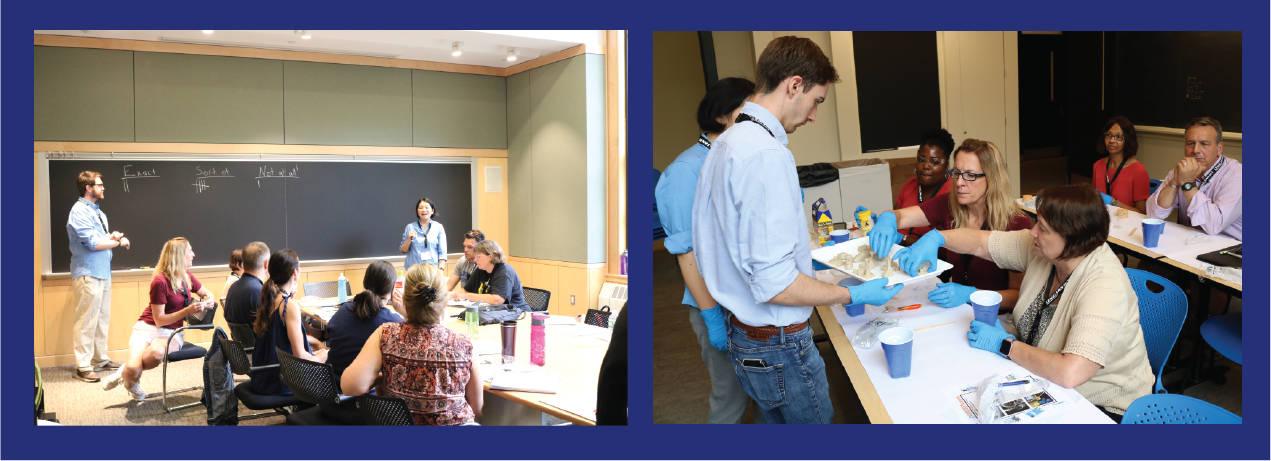 Attendees in classroom