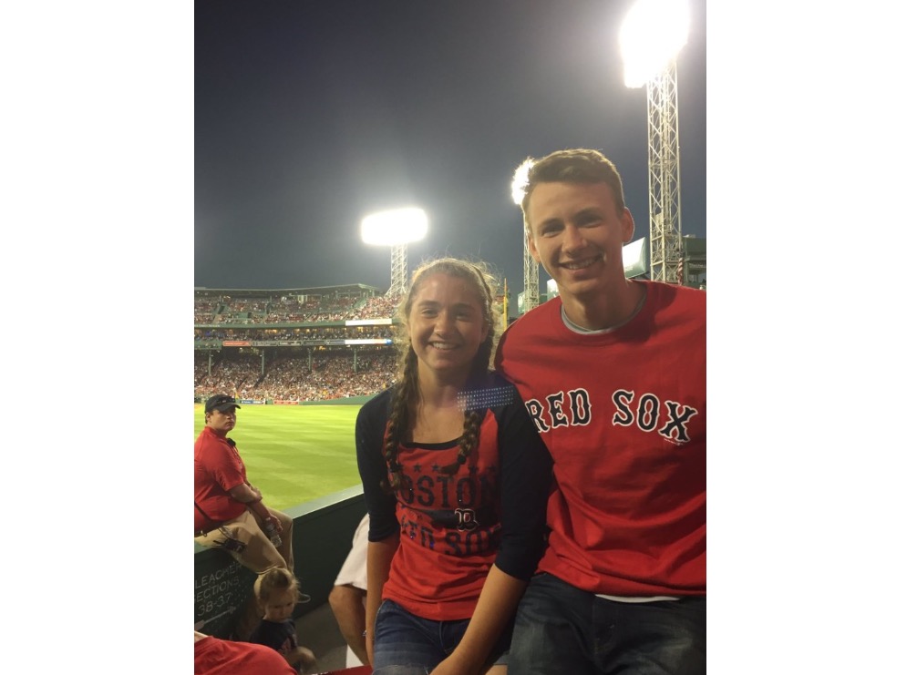 [Kepler and Kelley at Fenway Park]