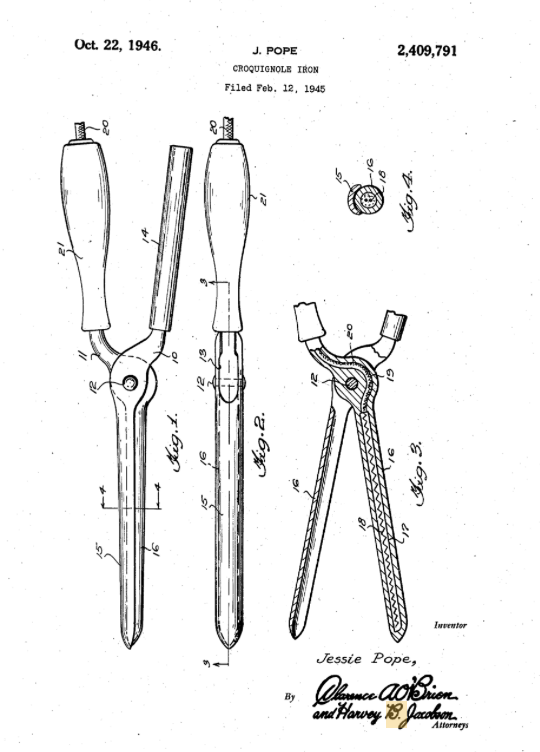 Jessie Pope Patent