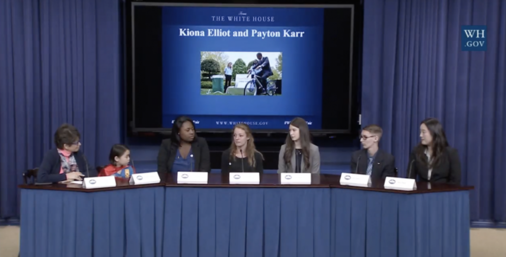 White House Science Fair Panel