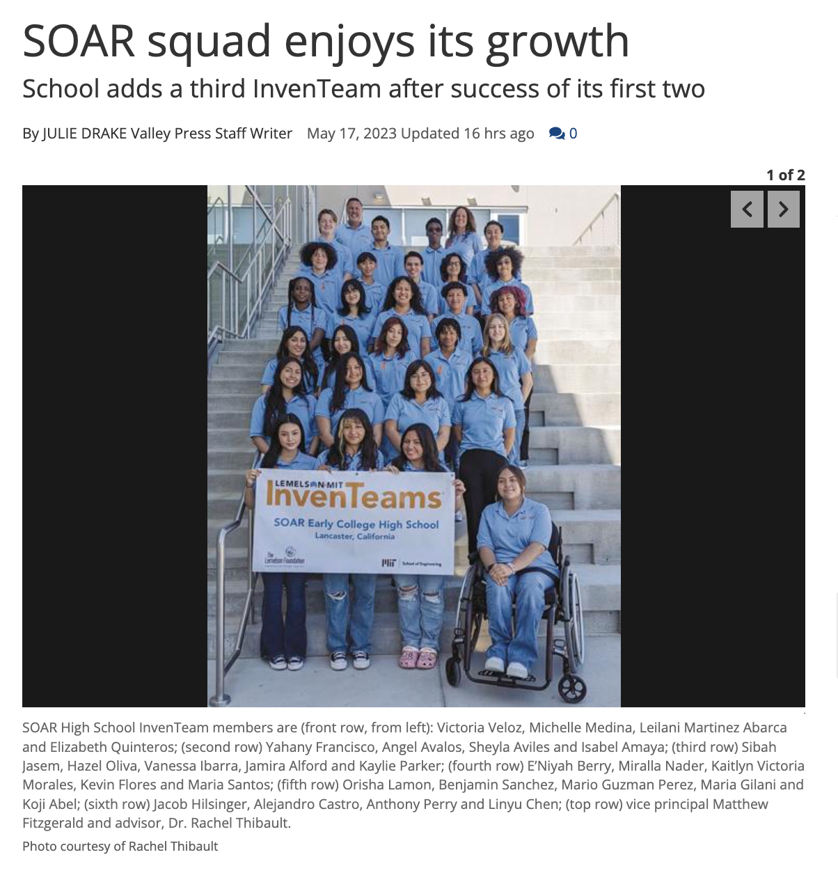 Soar in the NEws