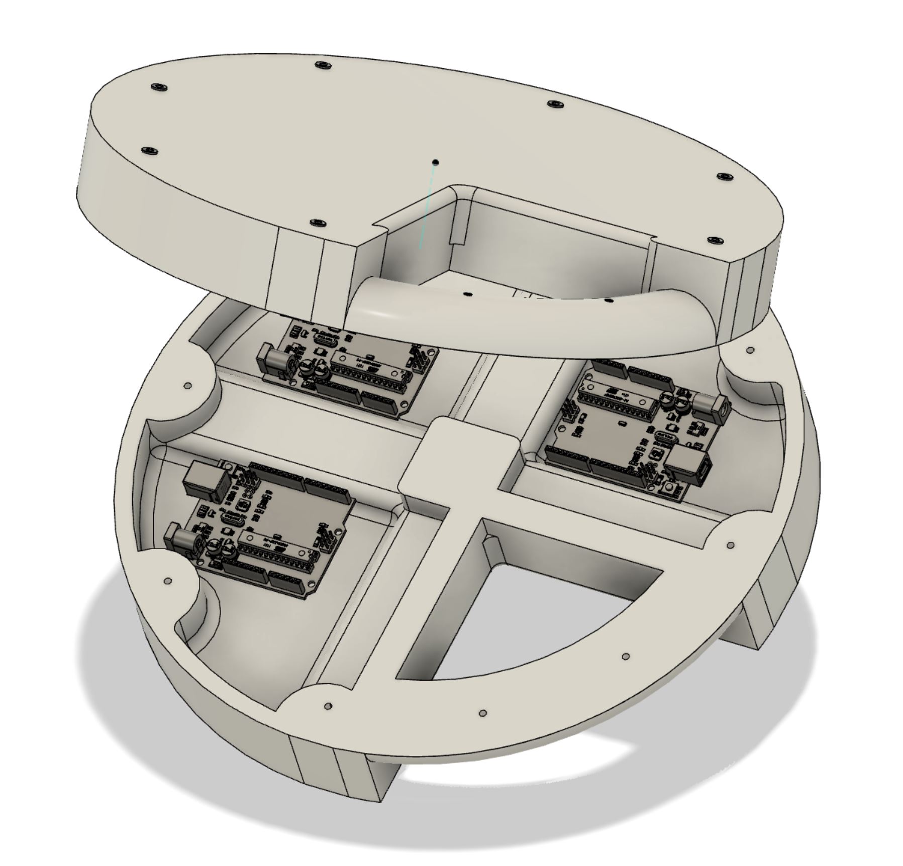 The Omro High School InvenTeam's prototype rendering 